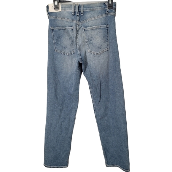 Mcguire Mrs Robinson Oh You Fancy Pearl Embellished Straight Leg Jeans - Picture 3 of 13